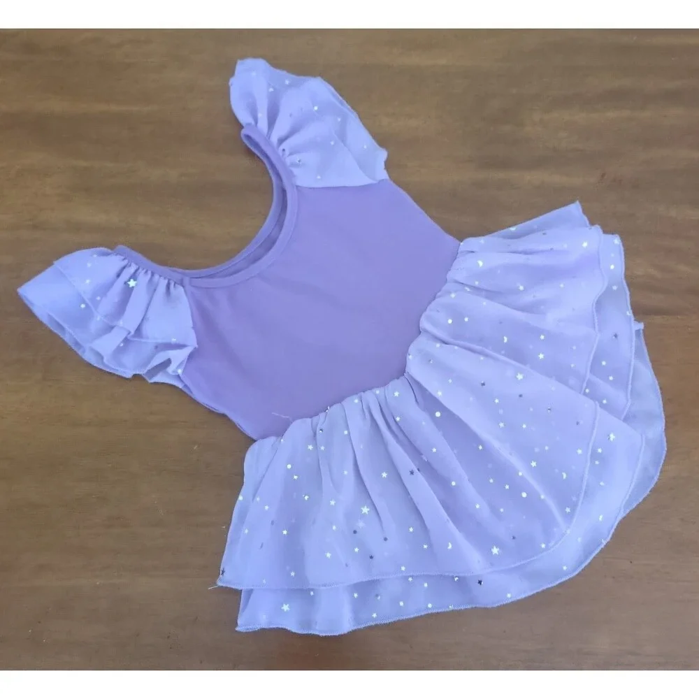 Girls Gymnastics and Ballet Dance leotards size 110 GUC